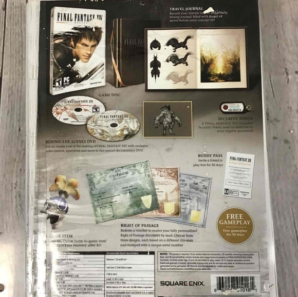 Final Fantasy XIV Online Collectors Edition Complete Set PC Software - Picture 2 of 8